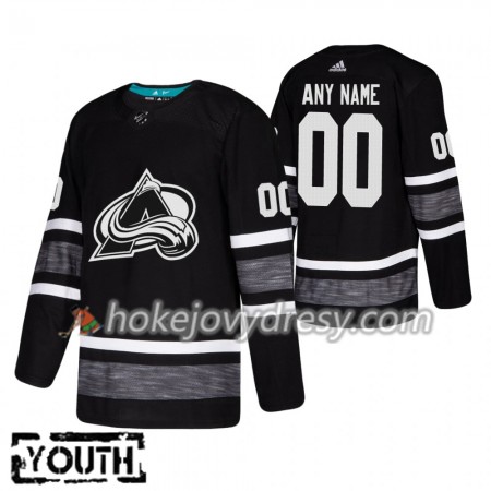 Dětské Hokejový Dres Colorado Avalanche Personalizované Černá 2019 NHL All-Star Adidas Authentic